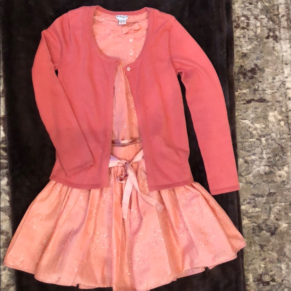 Cyrillus Paris Girls Two Piece Skirt Set